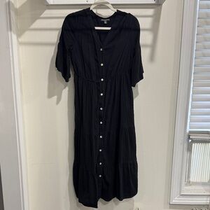 Chelsea & Theodore Black Maxi Dress